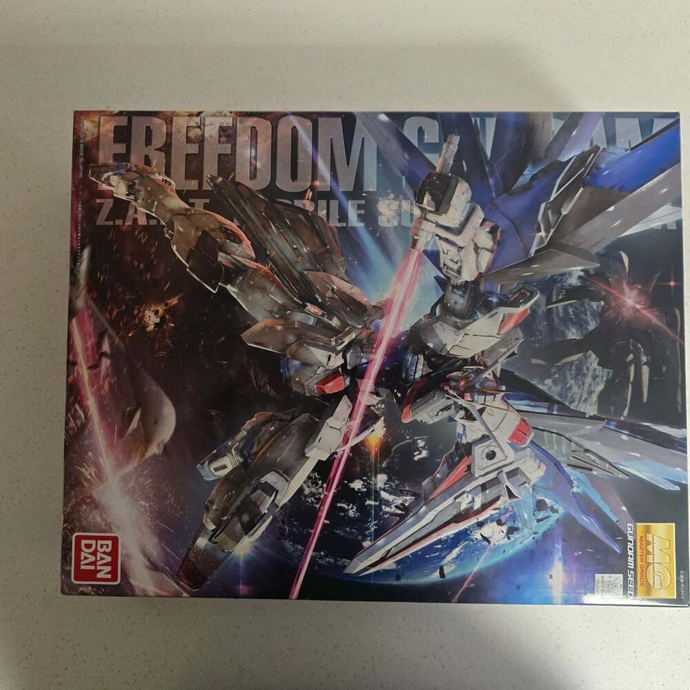 Bandai Master Grade Freedom Gundam Model Kit with Conversion Kit
